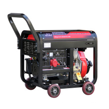 three phase and single phase same power 6KW portable diesel generator